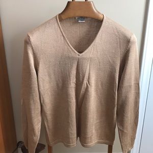 346 Brooks Brothers gold lightweight sweater